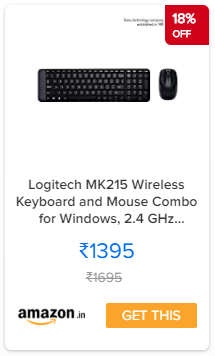 logitech mk215 offer amazon sale 